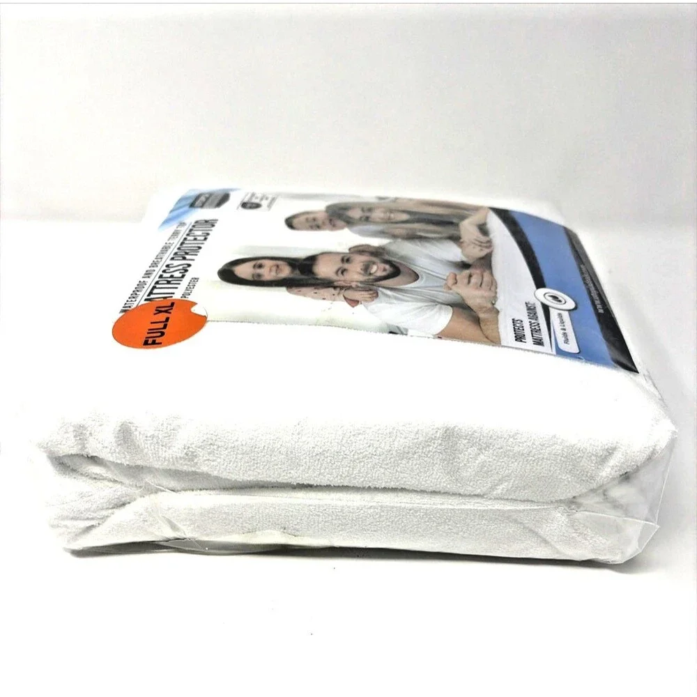 Utopia Bedding Waterproof White Terry Top Mattress Protector Full XL Dorm Apt